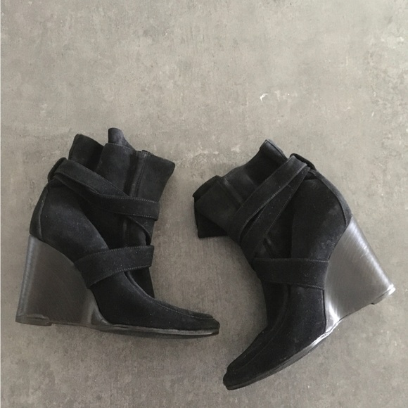 Balenciaga black wedge ankle booty - Picture 5 of 8